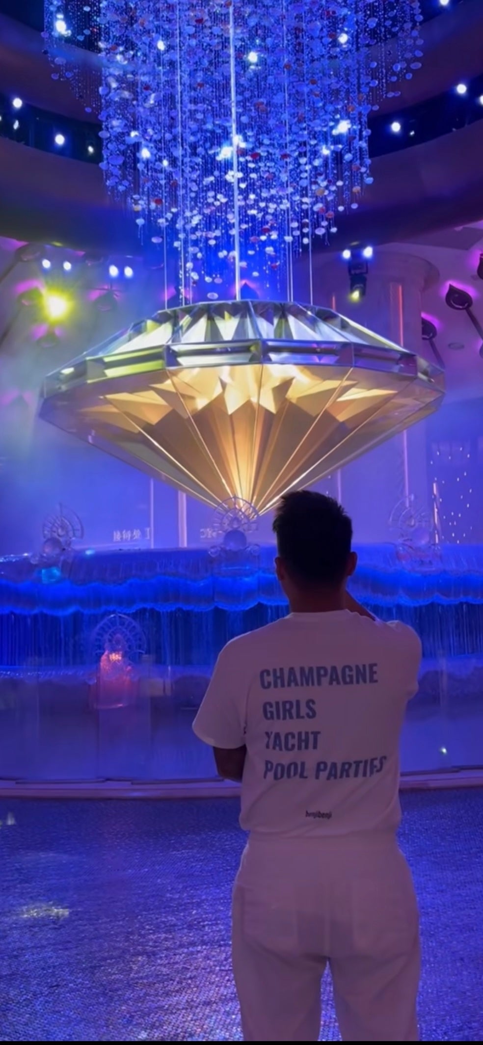 Champagne, girls, yacht, pool parties