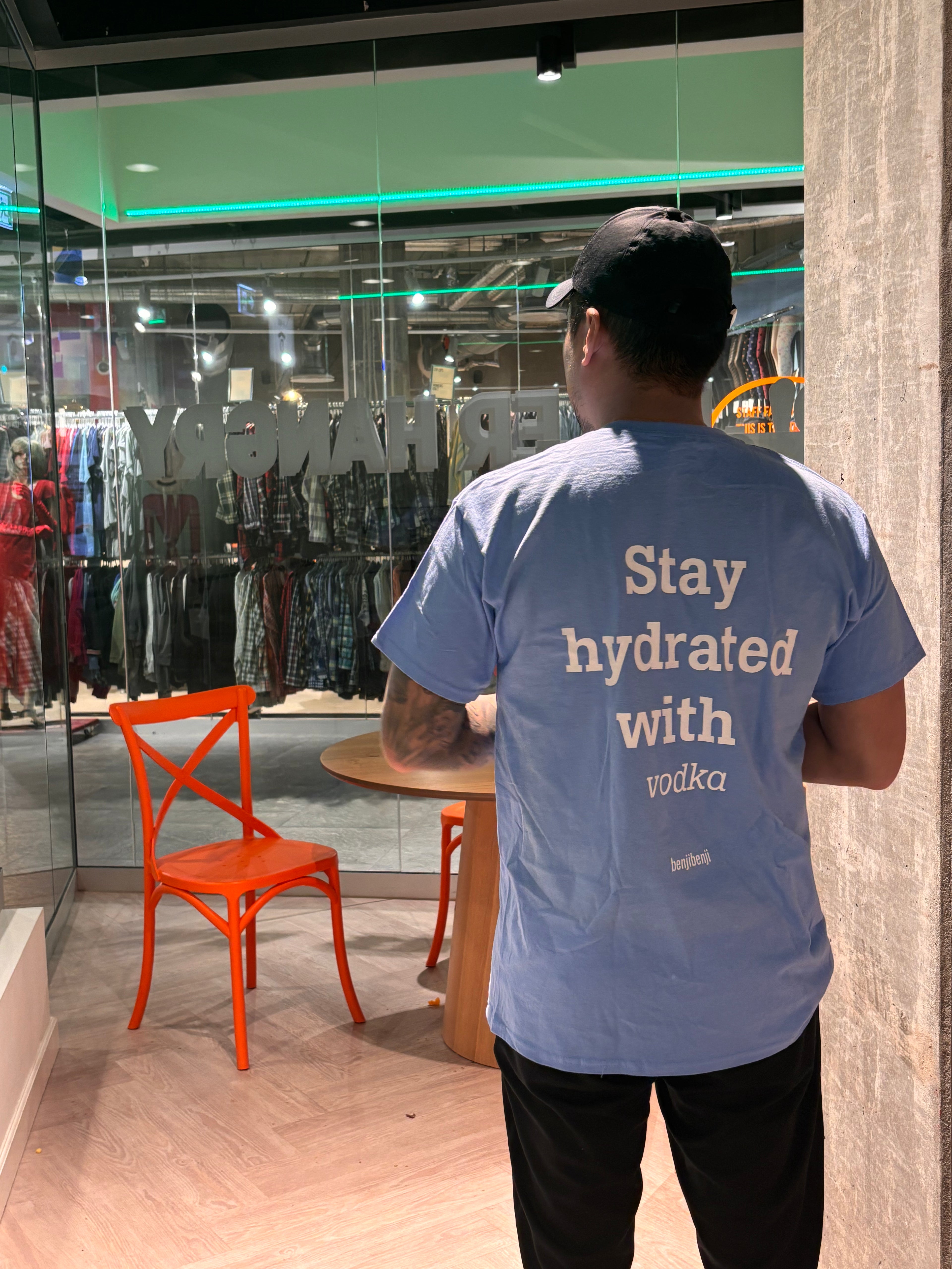 Stay hydrated with vodka