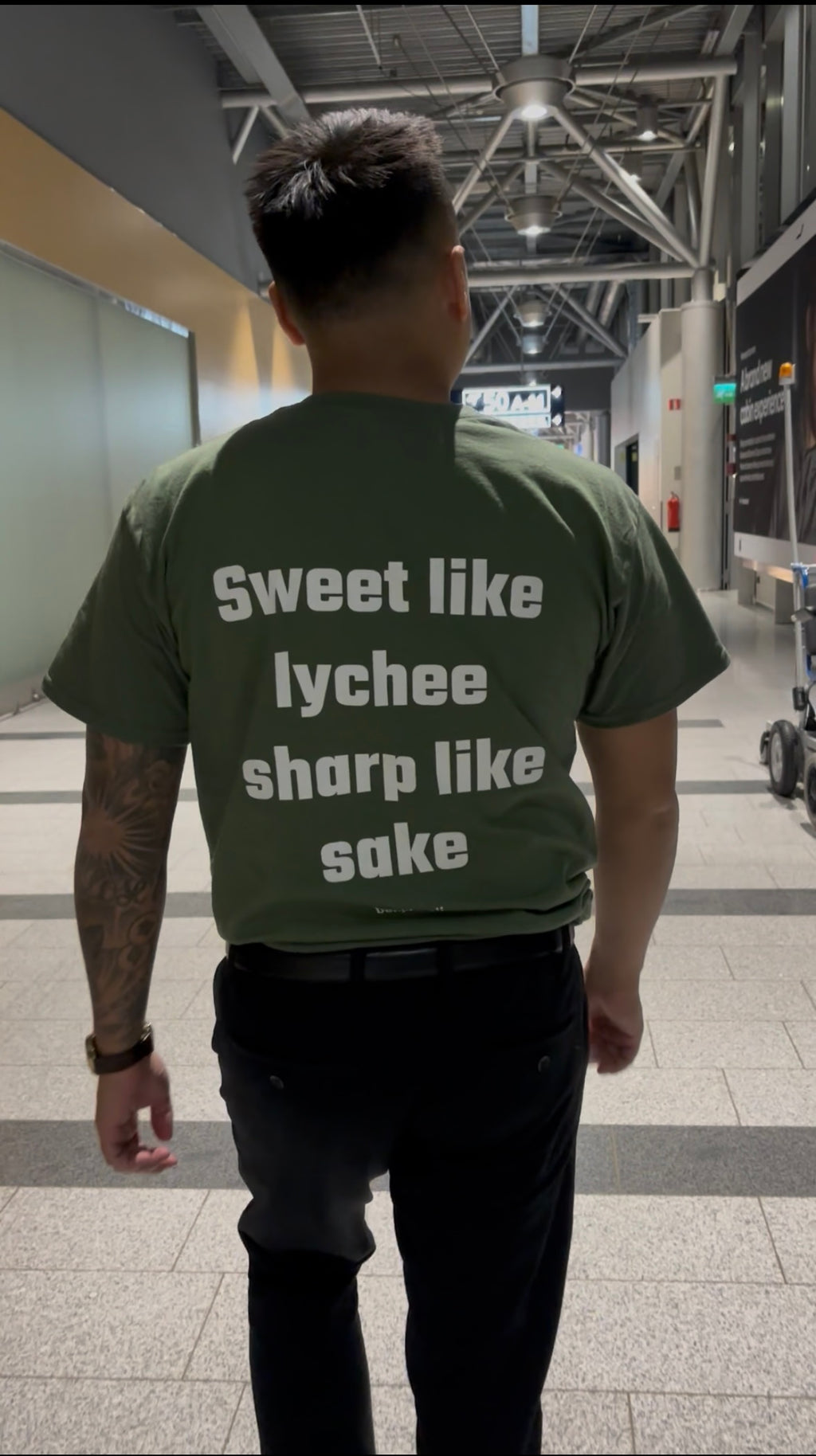 Sweet like lychee, sharp like sake