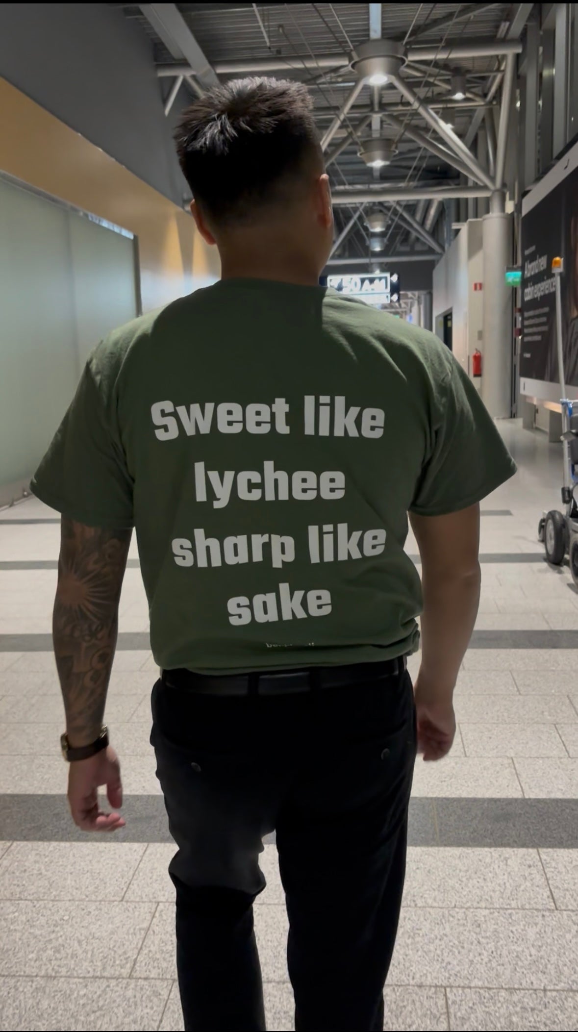 Sweet like lychee, sharp like sake