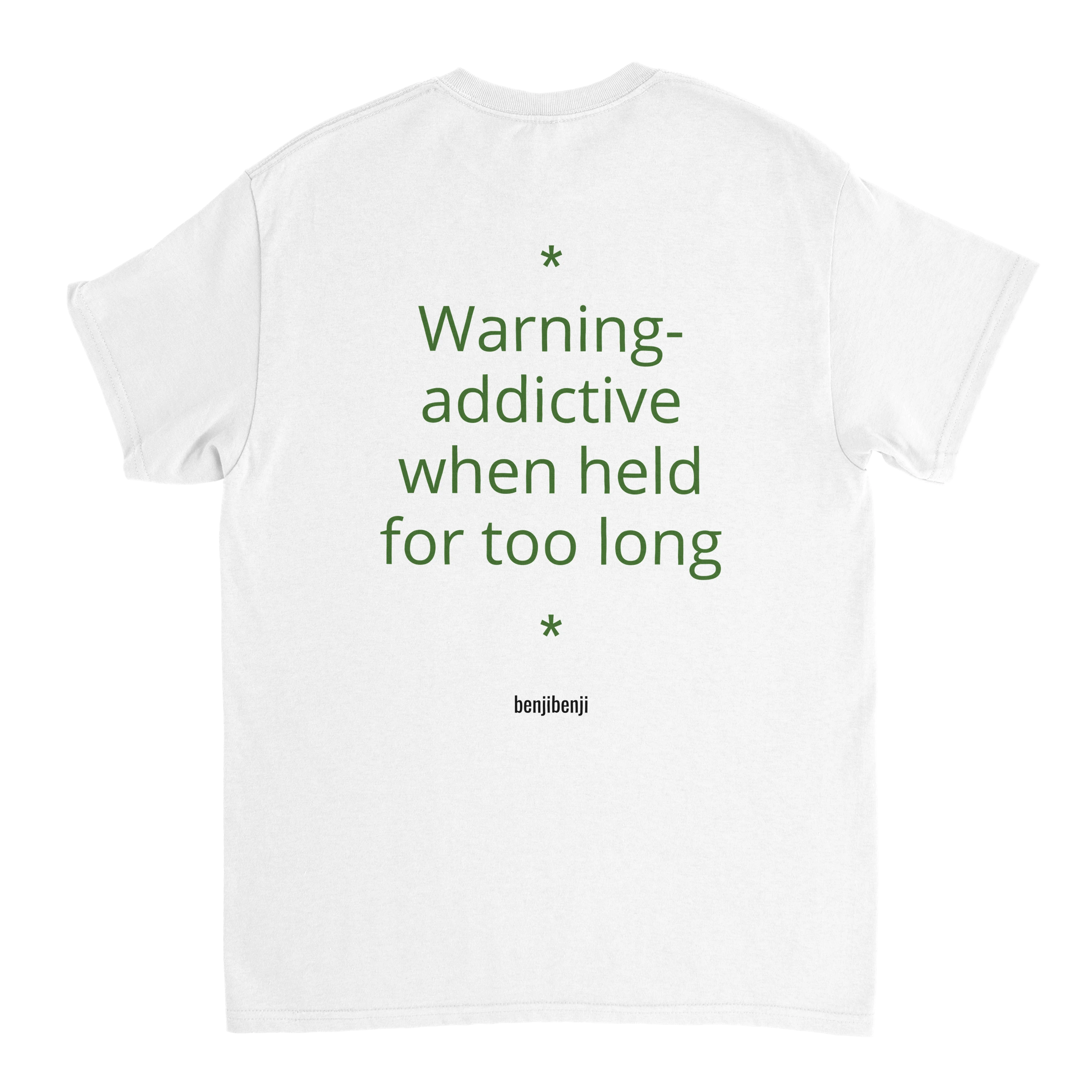 Warning- addictive when held for too long.