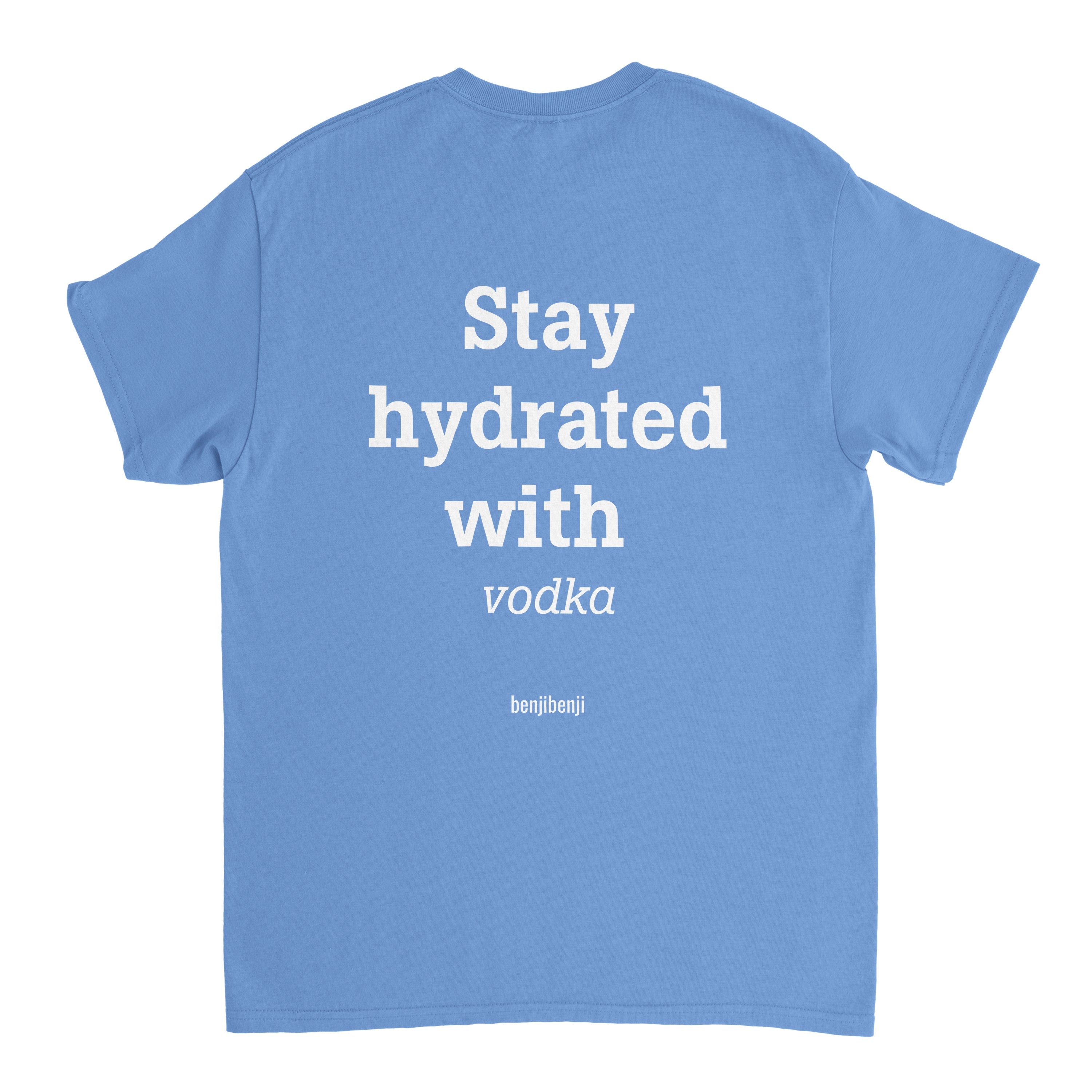 Stay hydrated with vodka